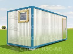 Санитарный блок-контейнер БКс-018 2,5 х 6,0 "Умывальня"  - 0