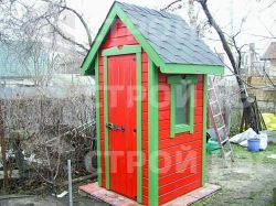 Туалетный домик-018 размер 1,0х1,0 - 0