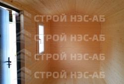 Бытовка дачная деревянная-022 размер 2,3х6,0 (с увеличенным коньком)  - 2