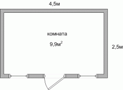 Садовый домик -017 СД "Астрид" 2,5х4,5 с выносом - 0