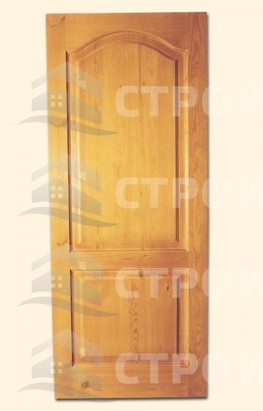 Дверь филенчатая полуарка