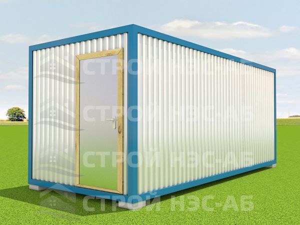 Блок-контейнер БКп-006 2,5х6,0 (без тамбура) Мдф/Пвх