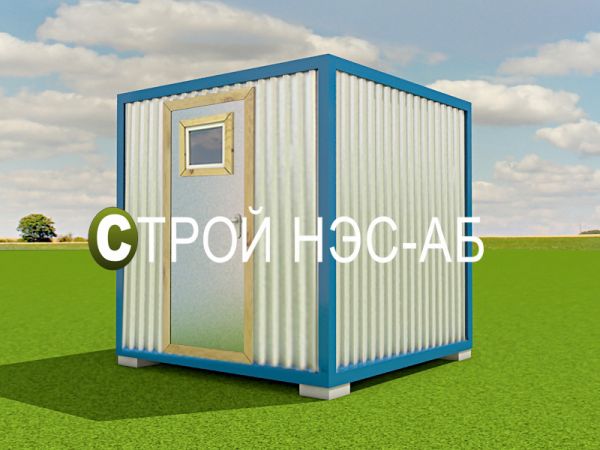 Санитарный блок-контейнер БКс тип №07 Туалет/Душ 2,5х2,5