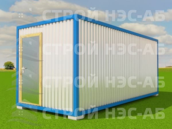 Блок-контейнер БКп-021 2,5х7,0 (без тамбура) Мдф/Пвх