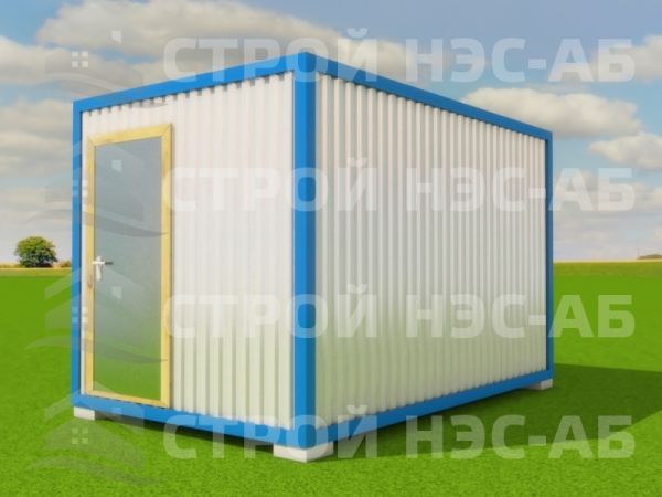 Блок-контейнер БКп-002,5х3,0 (без тамбура) Мдф/Пвх