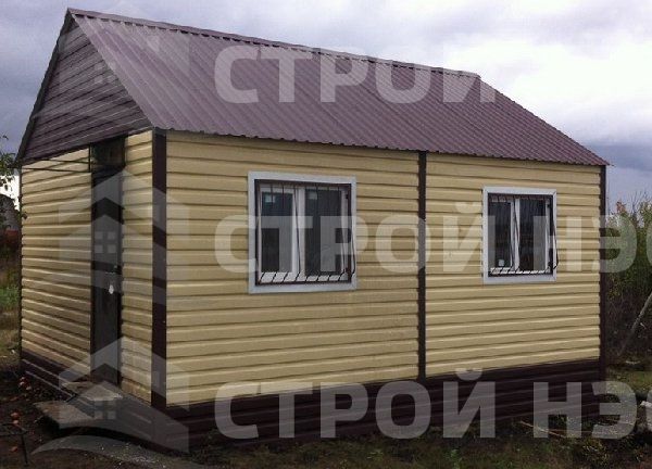 Дом из бытовок (металл)-004 4,0х6,0